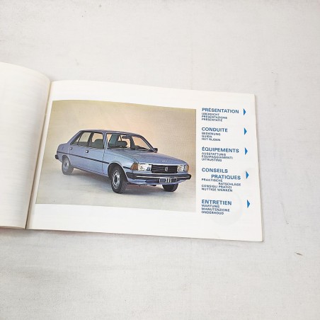 Peugeot 305  libretto uso manutenzione tutte le versioni 305-3 FN
