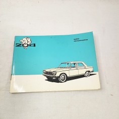 Peugeot 204  libretto uso manutenzione 204 IT 7° anno 1974 + appendice