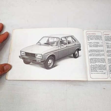 Peugeot 104  libretto uso manutenzione 104 IT 7 FN discreto