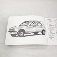 Peugeot 104  libretto uso manutenzione 104 IT 3 FN buono 2