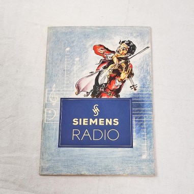 Catalogo Radio Siemens anno 1941-1942 con listino prezzi