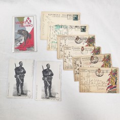 Lotto di 7 cartoline anni 1910-1920 + 2 periodo Repubblica 2