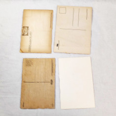 4 cartoline pubblicitarie diverse anni 30/40: Poltrona Frau, Sita etc. 2